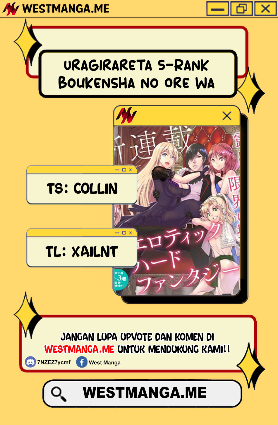 Uragirareta S Rank Boukensha no Ore wa, Aisuru Dorei no Kanojora to Tomoni Dorei dake no Harem Guild o Tsukuru Chapter 115 Bahasa Indonesia